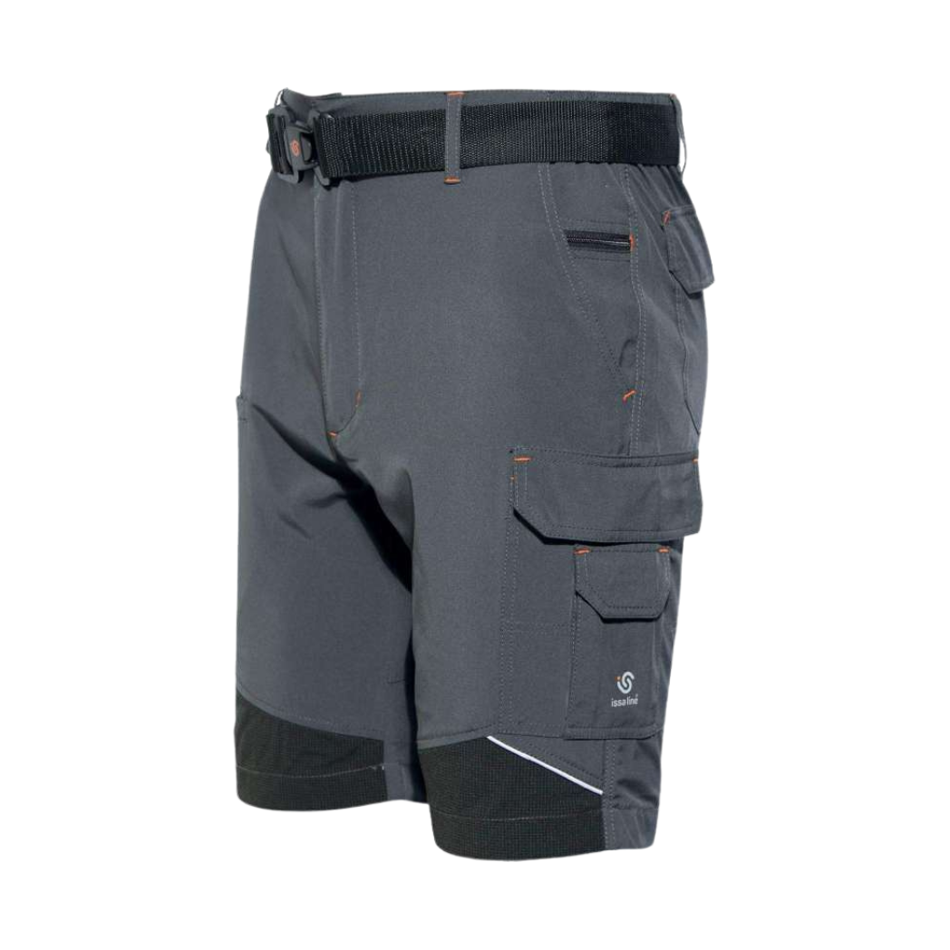JEANS SHORT STRETCH EXTREME GRIGIO