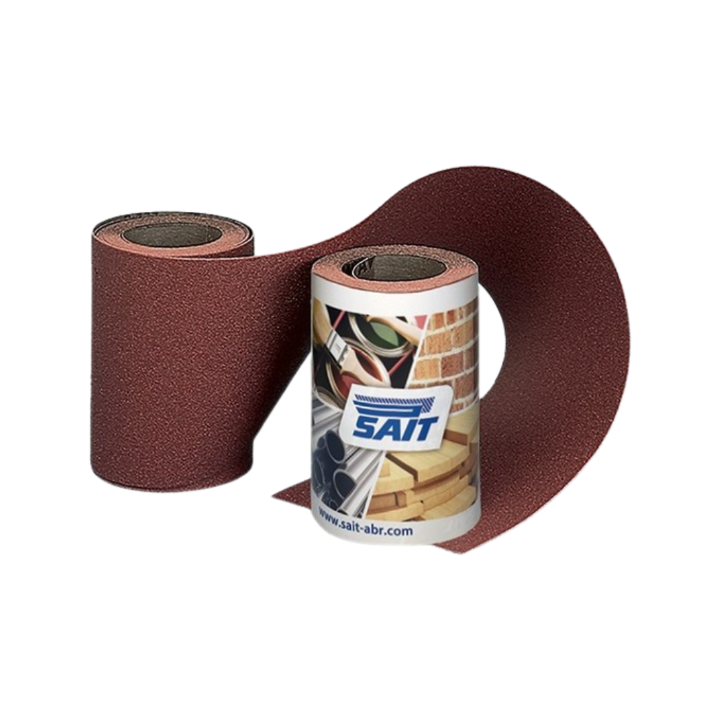 CARTA ABRASIVA SAITAC-RM AW-D 115x5 m – ROTOLO DI CARTA VETRATA AL CORINDONE