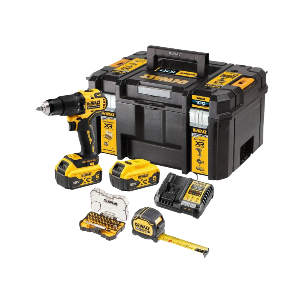 SET TRAPANO A BATTERIA DEWALT  DCZ100P2KT-QW